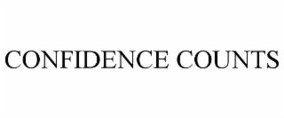 CONFIDENCE COUNTS