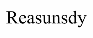 REASUNSDY