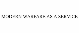 MODERN WARFARE AS A SERVICE