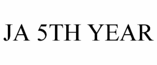 JA 5TH YEAR