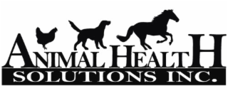 ANIMAL HEALTH SOLUTIONS INC.