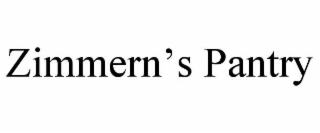 ZIMMERNâS PANTRY