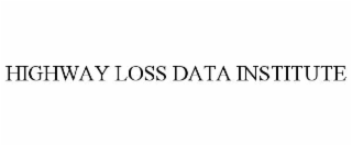 HIGHWAY LOSS DATA INSTITUTE
