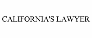 CALIFORNIA'S LAWYER
