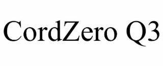 CORDZERO Q3