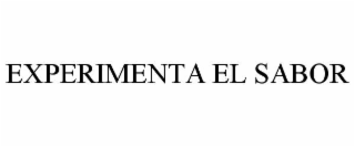 EXPERIMENTA EL SABOR