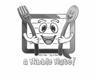 A NIBBLE NOTE! LITTLE BITES - BIG SMILES