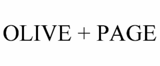 OLIVE + PAGE