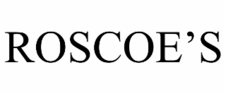 ROSCOEâS