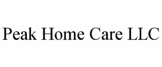 PEAK HOME CARE LLC
