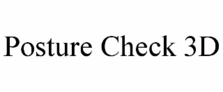 POSTURE CHECK 3D