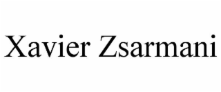 XAVIER ZSARMANI