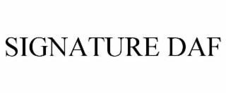SIGNATURE DAF