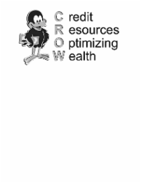 CREDIT RESOURCES OPTIMIZING WEALTH