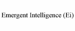 EMERGENT INTELLIGENCE (EI)