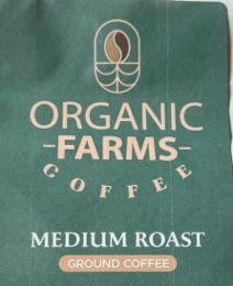 ORGANIC  -FARMS-  COFFEE MEDIUM ROAST GROUND COFFEE