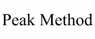 PEAK METHOD