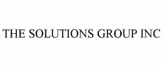 THE SOLUTIONS GROUP INC