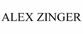ALEX ZINGER