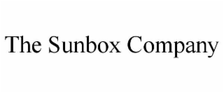 THE SUNBOX COMPANY