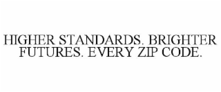 HIGHER STANDARDS. BRIGHTER FUTURES. EVERY ZIP CODE.