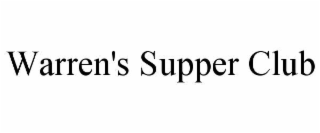 WARREN'S SUPPER CLUB