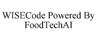 WISECODE POWERED BY FOODTECHAI