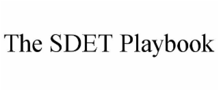 THE SDET PLAYBOOK
