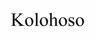 KOLOHOSO