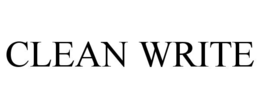CLEAN WRITE