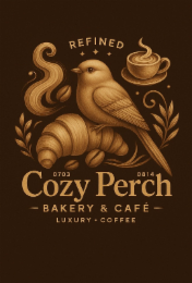 REFINED COZY PERCH 0703 0814 BAKERY & CAFÃ LUXURY. COFFEE