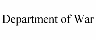 DEPARTMENT OF WAR