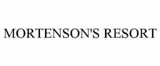 MORTENSON'S RESORT