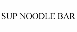 SUP NOODLE BAR