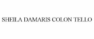 SHEILA DAMARIS COLON TELLO