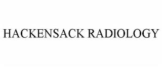 HACKENSACK RADIOLOGY
