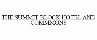 THE SUMMIT BLOCK HOTEL AND COMMMONS