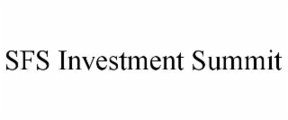 SFS INVESTMENT SUMMIT