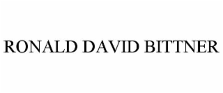 RONALD DAVID BITTNER