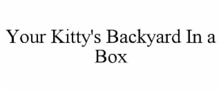 YOUR KITTY'S BACKYARD IN A BOX