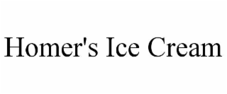 HOMER'S ICE CREAM