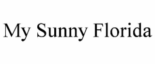 MY SUNNY FLORIDA