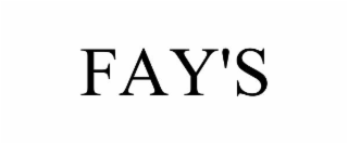 FAY'S