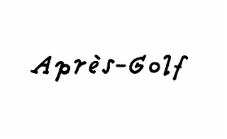 APRÃS-GOLF