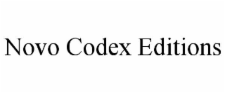 NOVO CODEX EDITIONS
