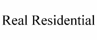REAL RESIDENTIAL