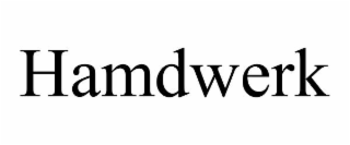 HAMDWERK