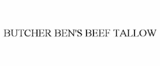 BUTCHER BEN'S BEEF TALLOW