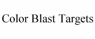 COLOR BLAST TARGETS