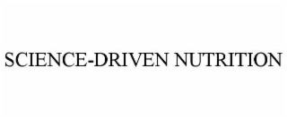 SCIENCE-DRIVEN NUTRITION